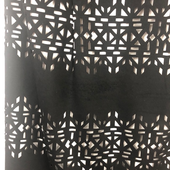 WHBM Sleeveless Textured Cutout Sheath Dress - Picture 3 of 8